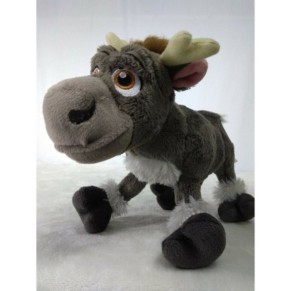 Disney Store Frozen Sven Moose 11" + Olaf Snowman 18" Plushie Stuffed Animal Toy - Picture 3 of 12